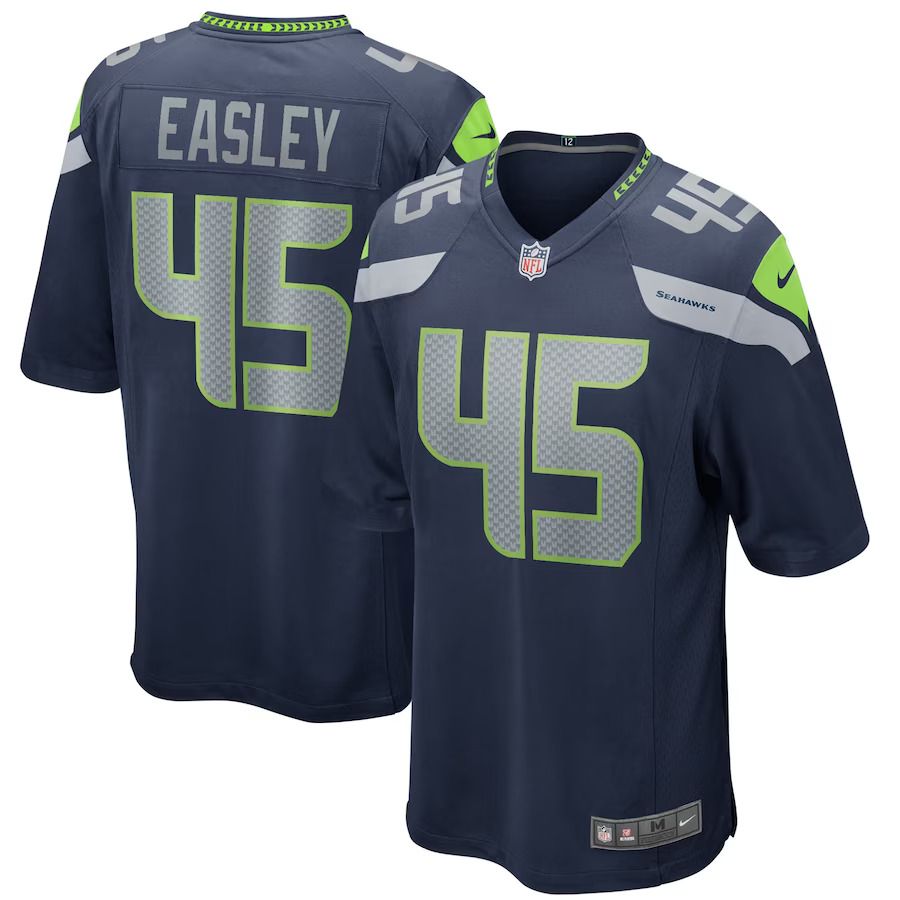 Men Seattle Seahawks #45 Kenny Easley Nike College Navy Game Retired Player NFL Jersey